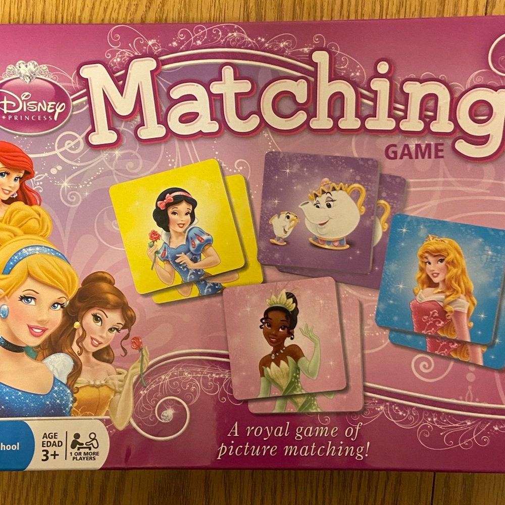 Disney princess matching game